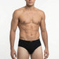 TRIPACK SLIP MAXI DE ALGODÓN BURDEO DE HOMBRE