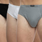TRIPACK SLIP MAXI DE ALGODÓN GRIS DE HOMBRE