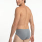 TRIPACK SLIP MAXI DE ALGODÓN GRIS DE HOMBRE