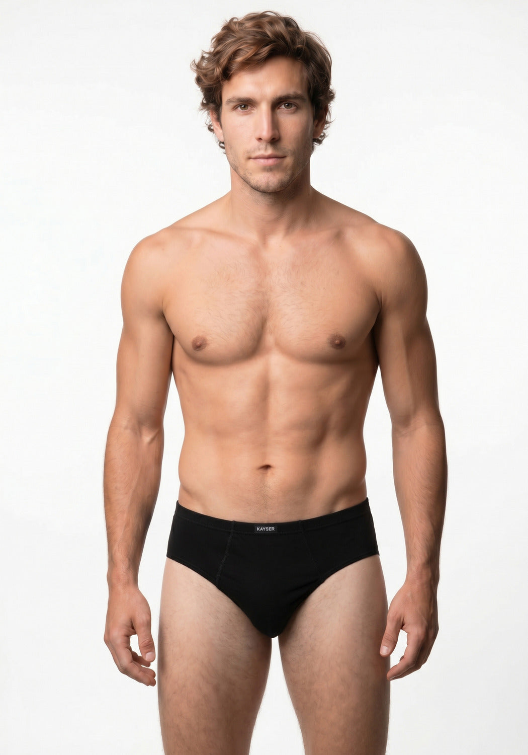 TRIPACK SLIP MAXI DE ALGODÓN GRIS DE HOMBRE