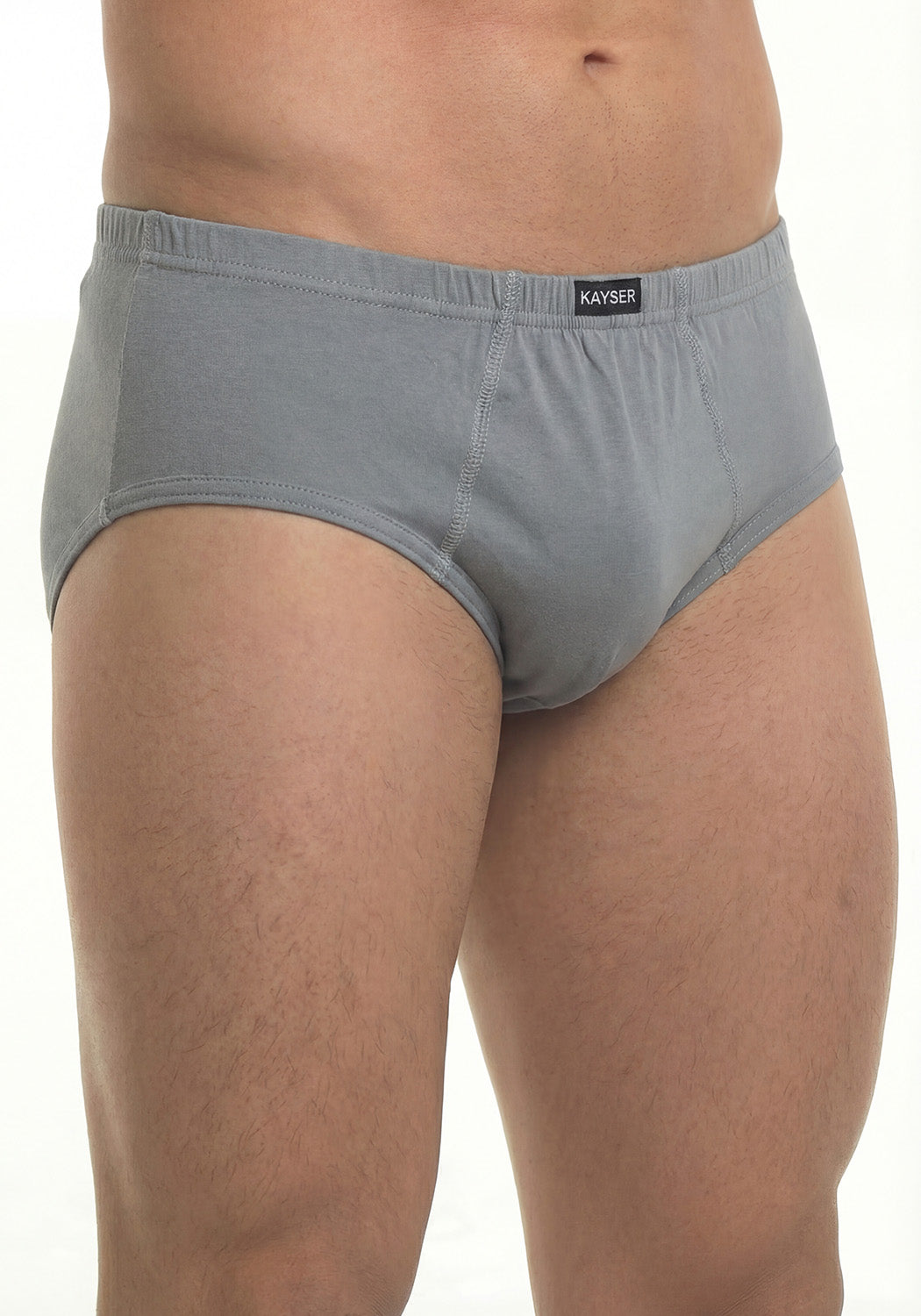 TRIPACK SLIP00% ALGODON CLÁSICO GRIS HOMBRE