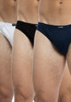 TRIPACK SLIP MIDI DE ALGODÓN AZUL DE HOMBRE