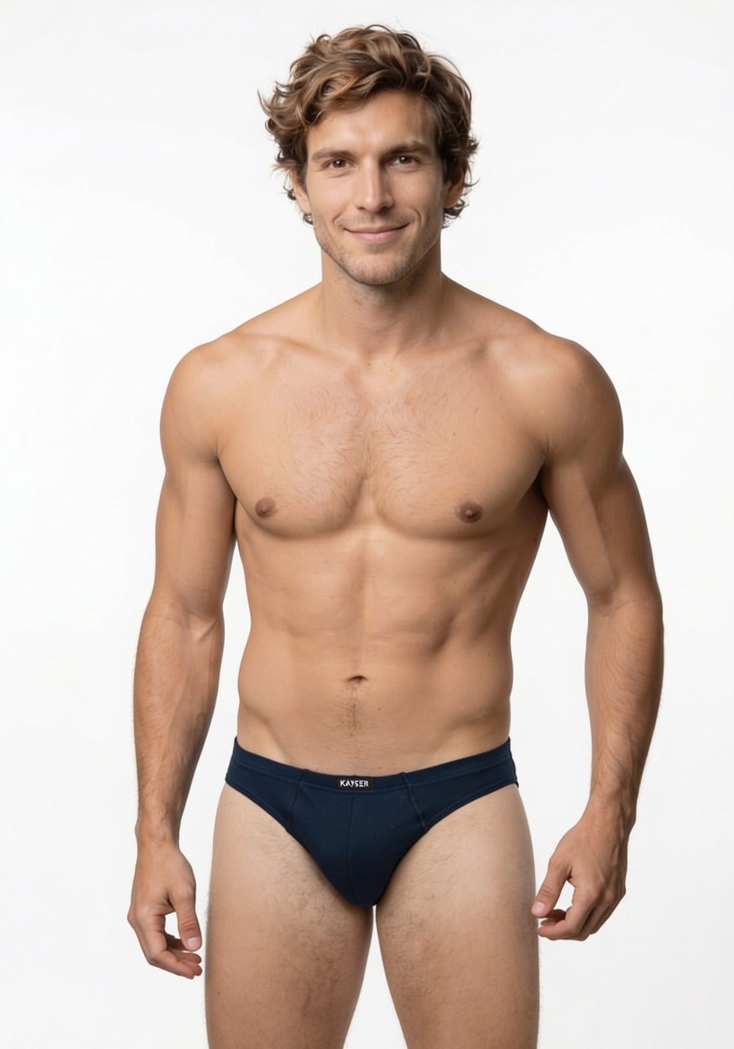 TRIPACK SLIP MIDI DE ALGODÓN AZUL DE HOMBRE