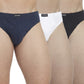 TRIPACK SLIP ALGODÓN CLASICO AZUL HOMBRE