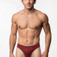 TRIPACK SLIP MIDI DE ALGODÓN BURDEO DE HOMBRE