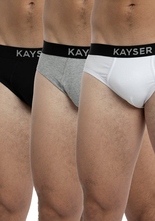 TRIPACK SLIP MIDI DE ALGODÓN KAYSER SURTIDO DE HOMBRE