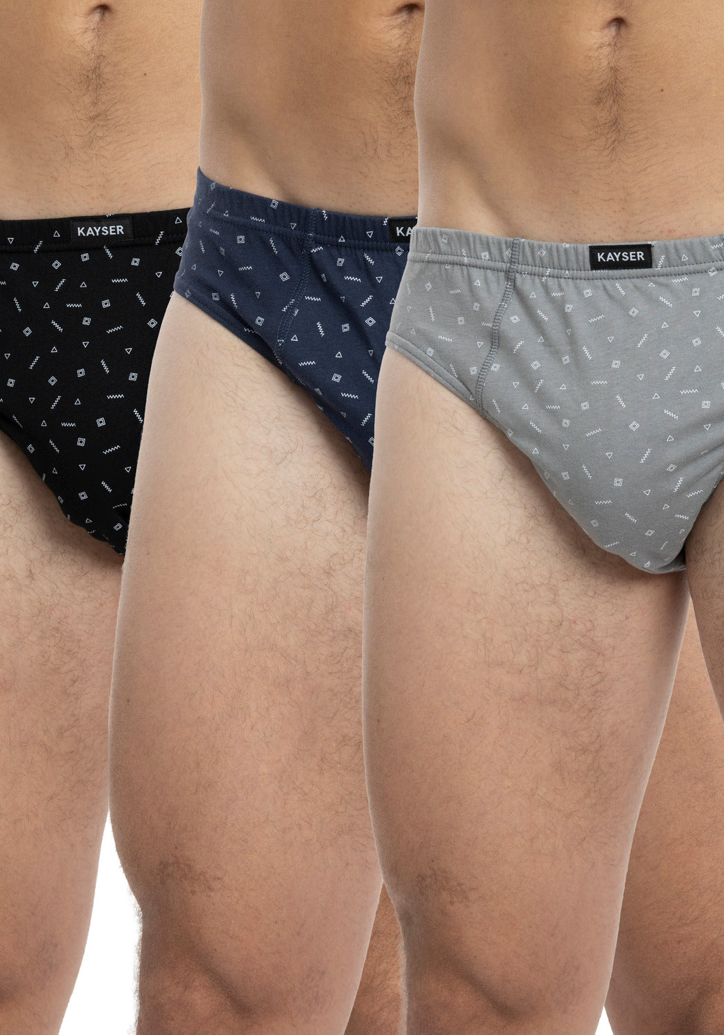TRIPACK SLIP MAXI DE ALGODÓN AZUL MARINO DE HOMBRE