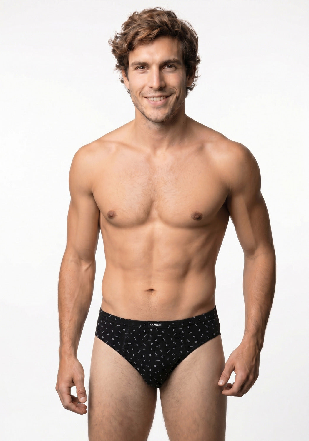 TRIPACK SLIP MAXI DE ALGODÓN AZUL MARINO DE HOMBRE