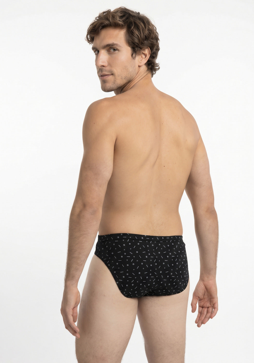 TRIPACK SLIP MAXI DE ALGODÓN AZUL MARINO DE HOMBRE