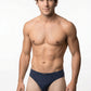 TRIPACK SLIP MAXI DE ALGODÓN AZUL MARINO DE HOMBRE