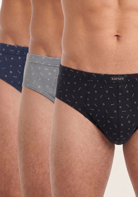 TRIPACK SLIP ALGODON AZUL MARINO HOMBRE