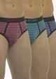 TRIPACK SLIP ALGODON NEGRO HOMBRE