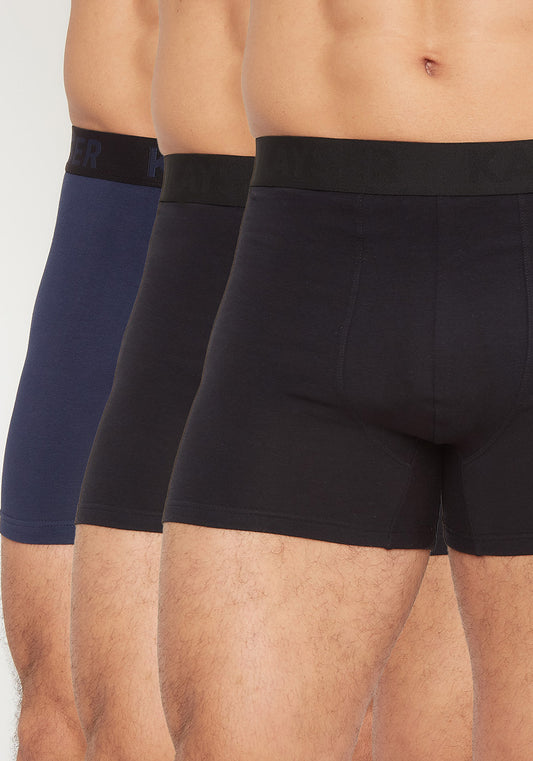 TRIPACK BOXER LARGO ALGODON