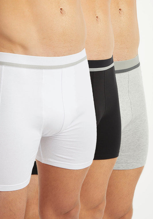 TRIPACK BOXER HOMBRE ALGODON