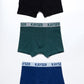 TRIPACK BÓXER CORTO DE ALGODÓN NEGRO TEENS HOMBRE