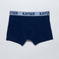 TRIPACK BÓXER CORTO DE ALGODÓN NEGRO TEENS HOMBRE