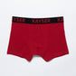TRIPACK BÓXER CORTO DE ALGODÓN ROJO DE TEENS HOMBRE
