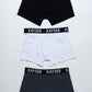 TRIPACK BÓXER CORTO DE ALGODÓN NEGRO DE TEENS HOMBRE