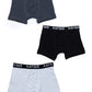 TRIPACK BÓXER CORTO DE ALGODÓN NEGRO DE KIDS HOMBRE