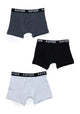 TRIPACK BÓXER CORTO DE ALGODÓN NEGRO DE KIDS HOMBRE