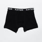 TRIPACK BÓXER CORTO DE ALGODÓN NEGRO DE KIDS HOMBRE