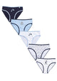 PACK BIKINI ALGODÓN AZUL TEENS MUJER