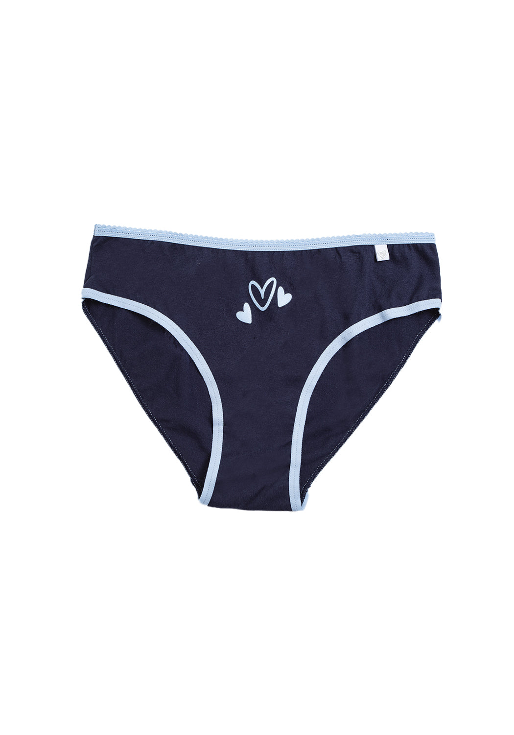 PACK BIKINI ALGODÓN AZUL TEENS MUJER