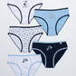 PACK 5 BIKINI DE ALGODÓN AZUL DE TEENS MUJER