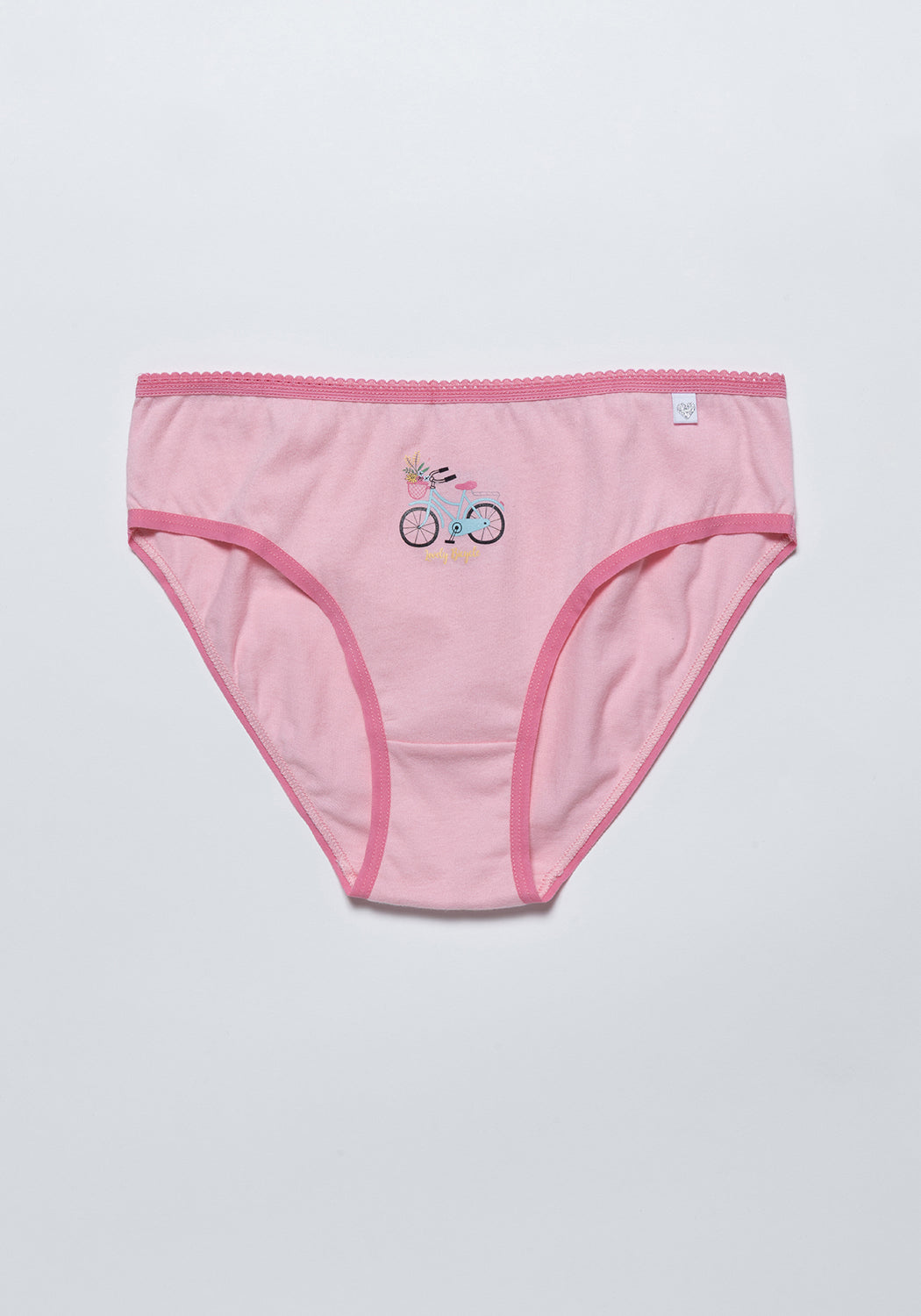PACK 5 BIKINI DE ALGODÓN ROSADO DE TEENS MUJER
