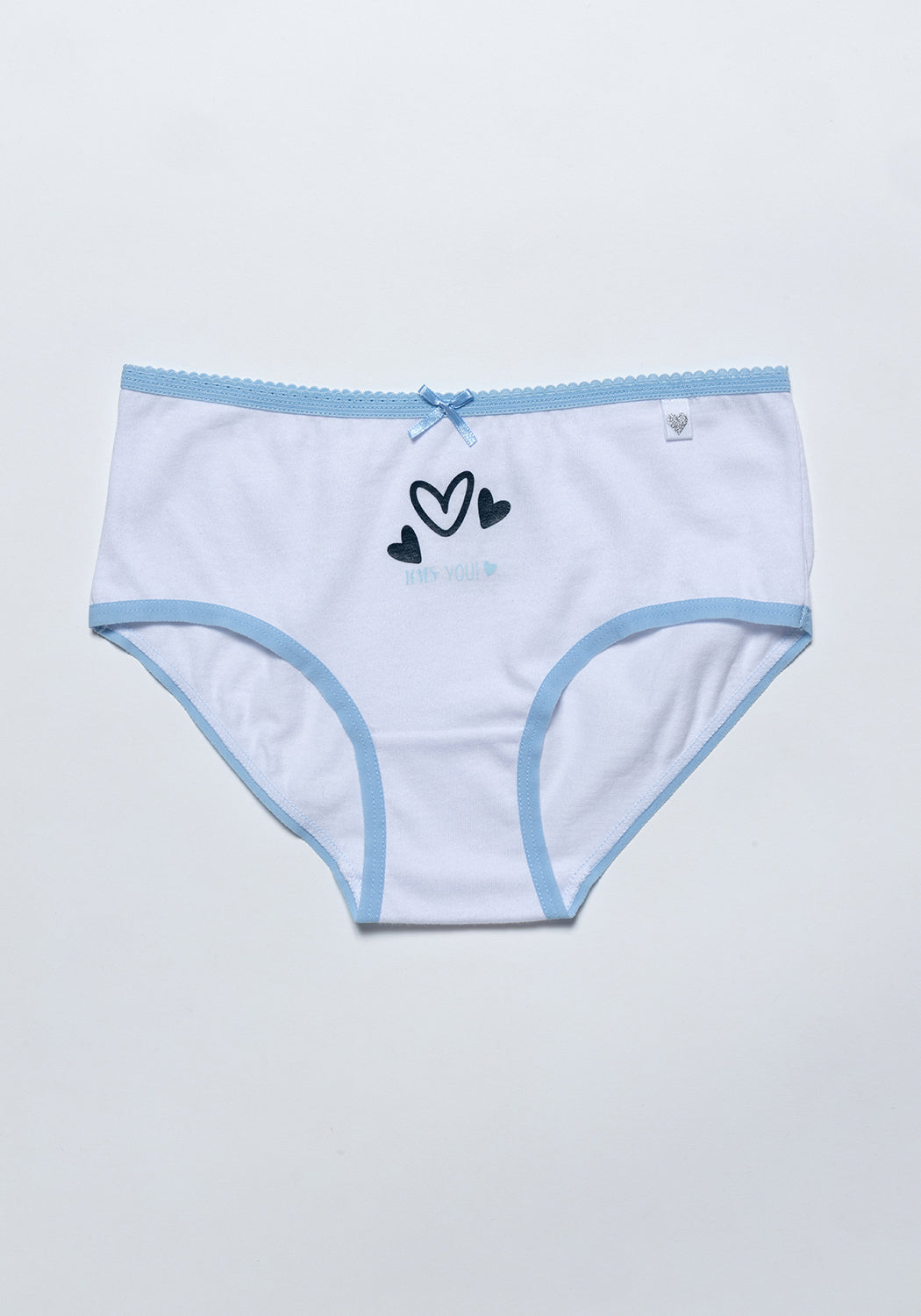 PACK 5 BIKINI DE ALGODÓN AZUL DE KIDS MUJER