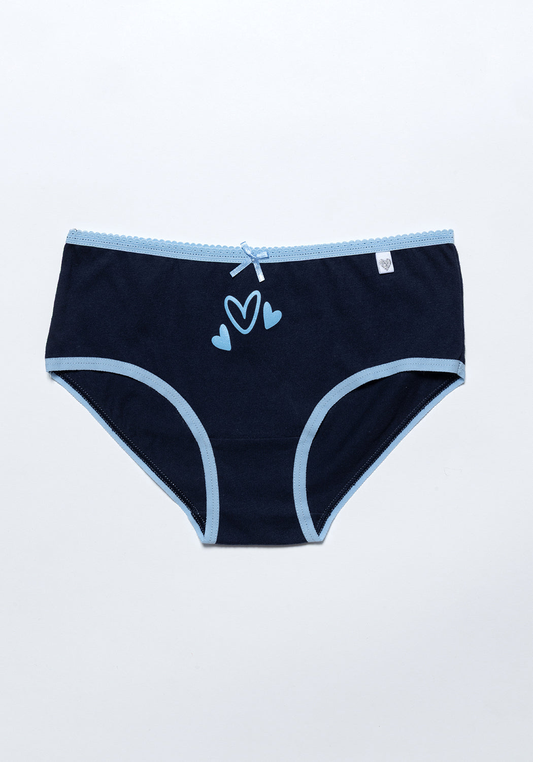 PACK 5 BIKINI DE ALGODÓN AZUL DE KIDS MUJER