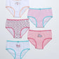 PACK 5 BIKINI DE ALGODÓN ROSADO DE KIDS MUJER