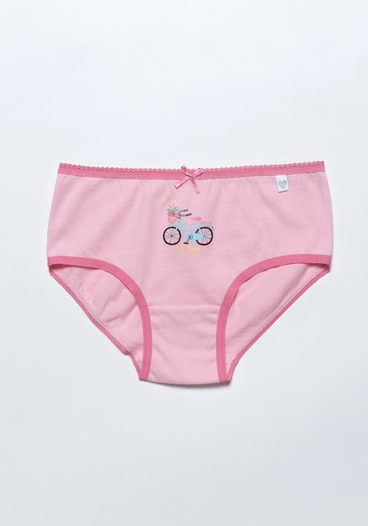PACK 5 BIKINI DE ALGODÓN ROSADO DE KIDS MUJER