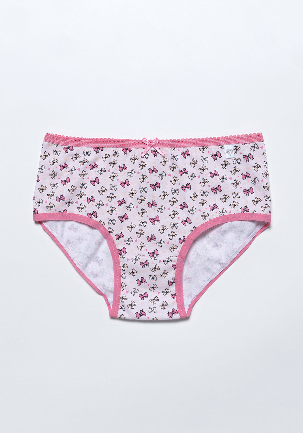 PACK 5 BIKINI DE ALGODÓN ROSADO DE KIDS MUJER