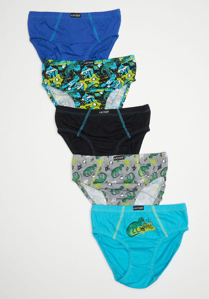 PACK 5 SLIP TIRO MEDIO ALGODÓN