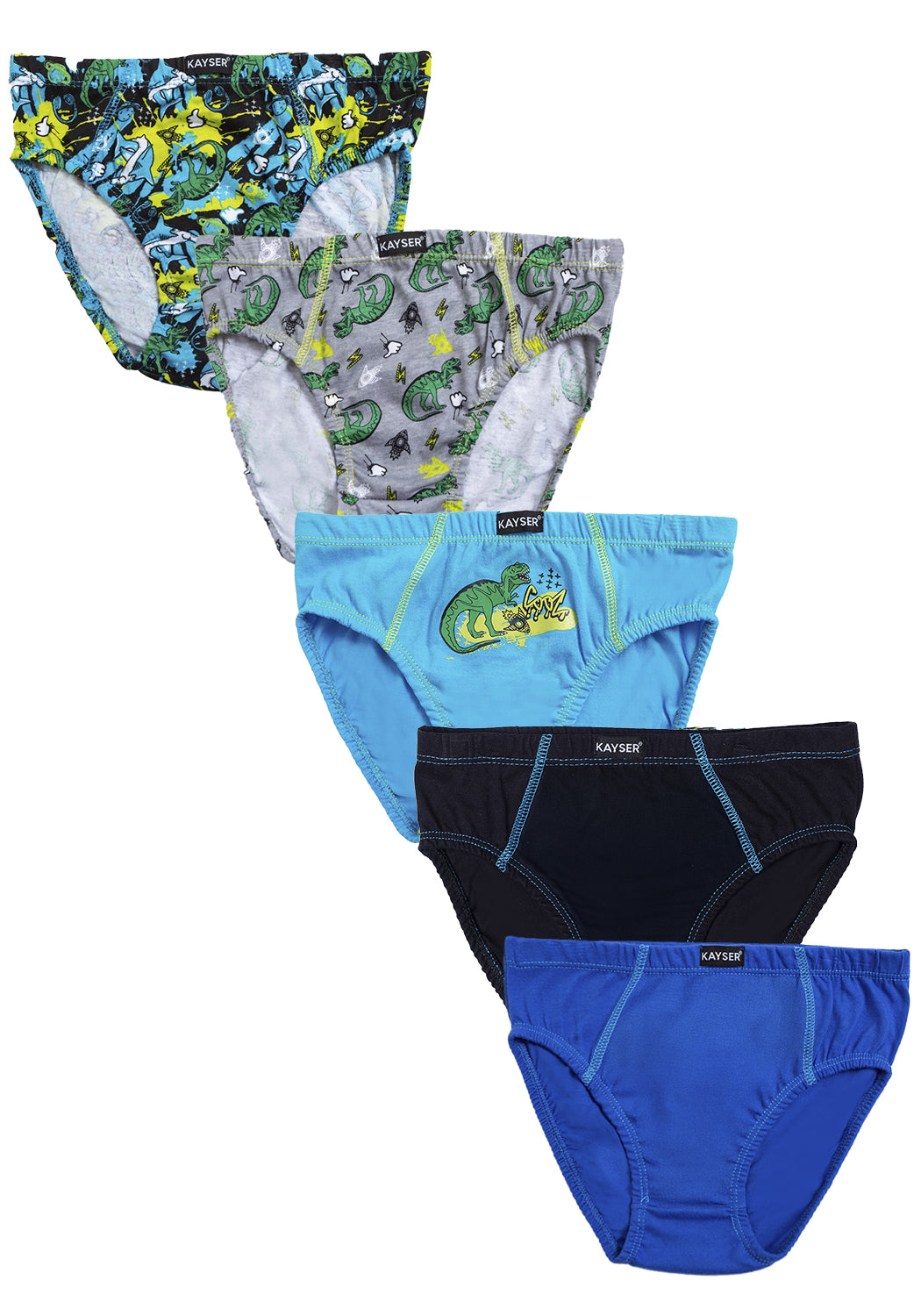 PACK 5 SLIP TIRO MEDIO ALGODÓN
