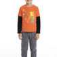PIJAMA POLAR SIMPSONS ROJO KIDS HOMBRE