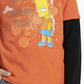 PIJAMA POLAR SIMPSONS ROJO KIDS HOMBRE