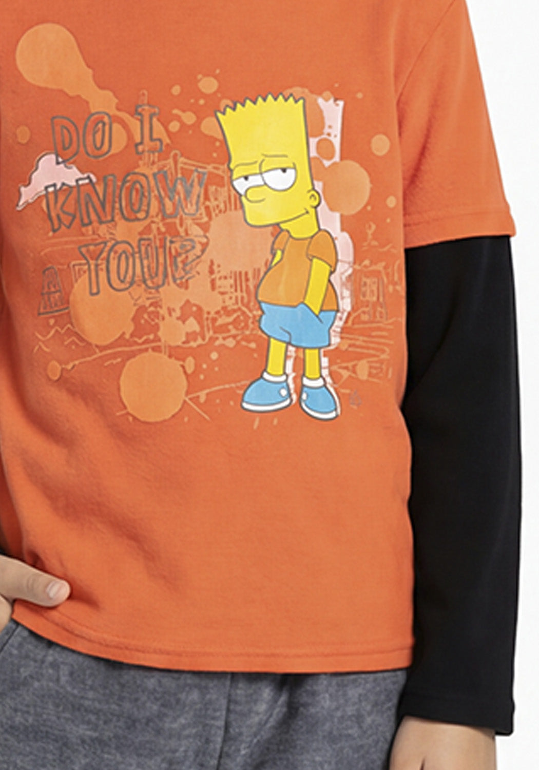 PIJAMA POLAR SIMPSONS ROJO KIDS HOMBRE