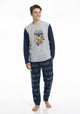 PIJAMA POLAR SIMPSONS AZUL TEENS HOMBRE