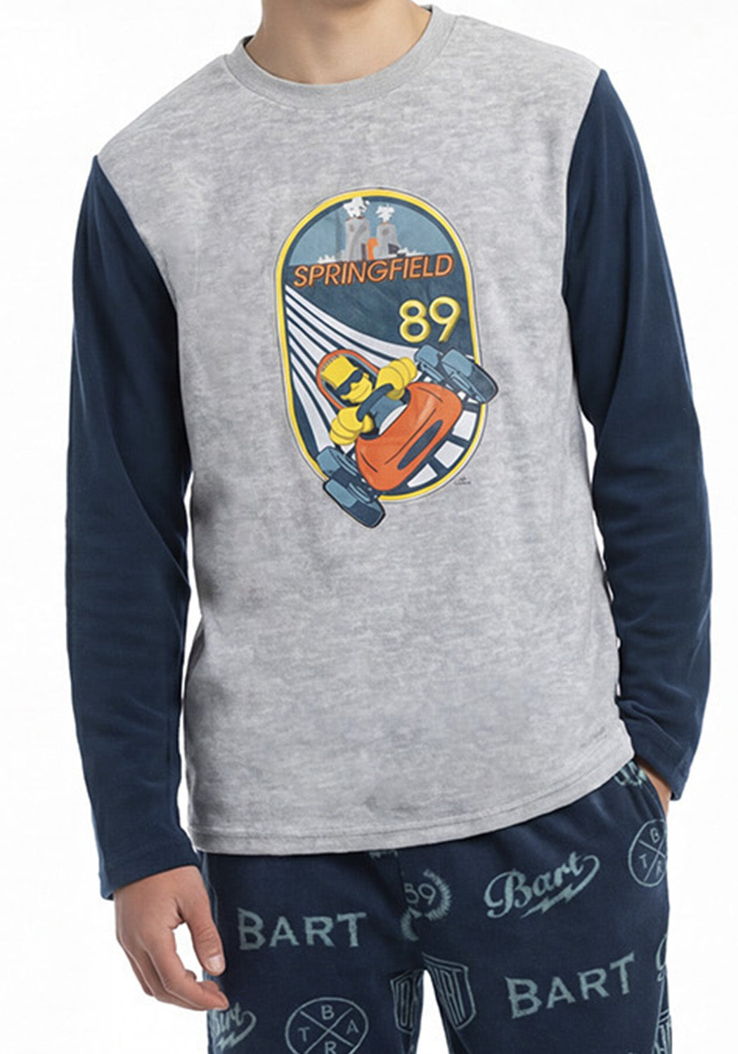 PIJAMA POLAR SIMPSONS AZUL TEENS HOMBRE