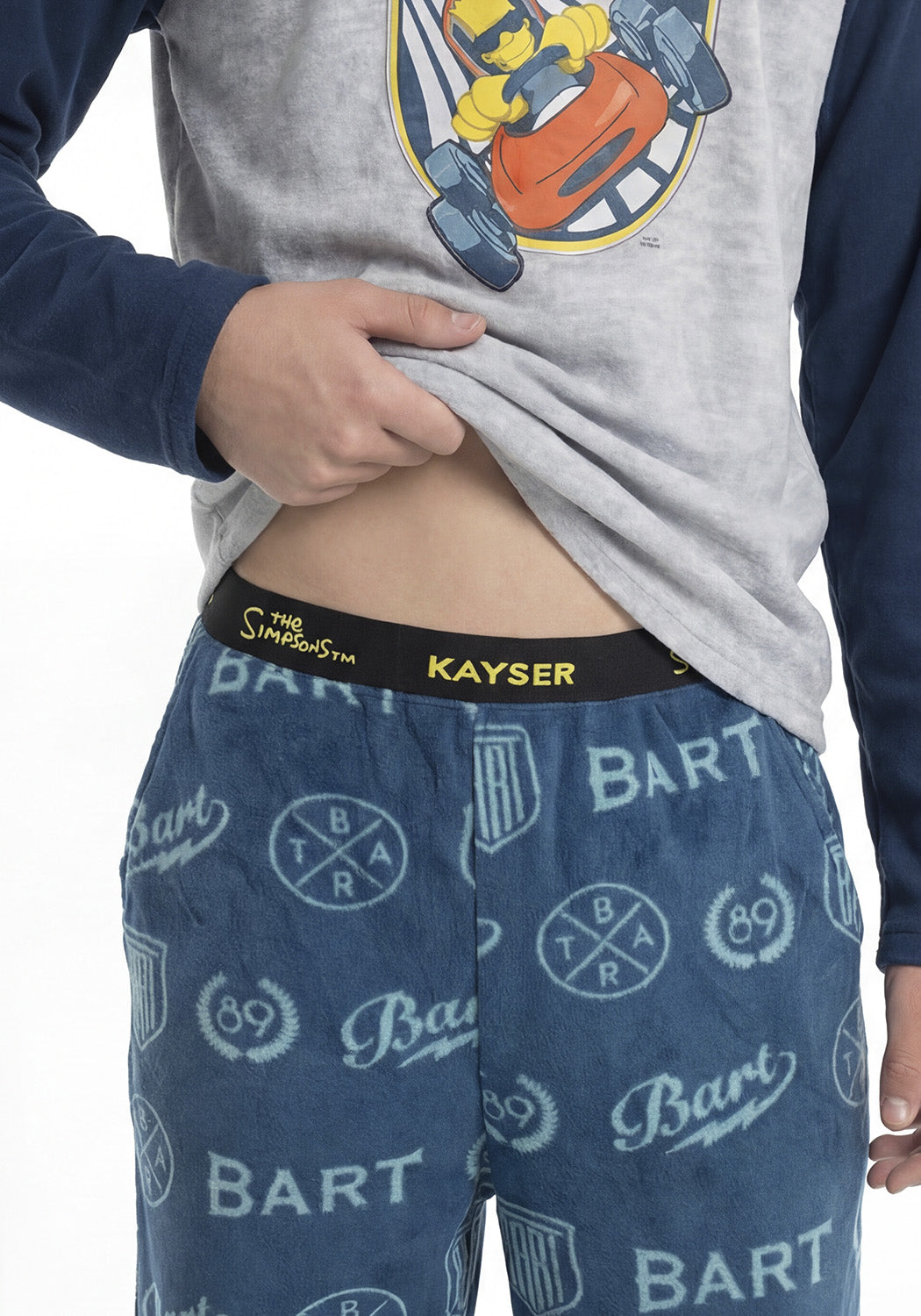 PIJAMA POLAR SIMPSONS AZUL TEENS HOMBRE