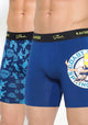 BIPACK BOXER LARGO ALGODON AZUL SIMPSONS HOMBRE