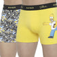 BIPACK BOXER LARGO ALGODON AMARILLO SIMPSONS HOMBRE