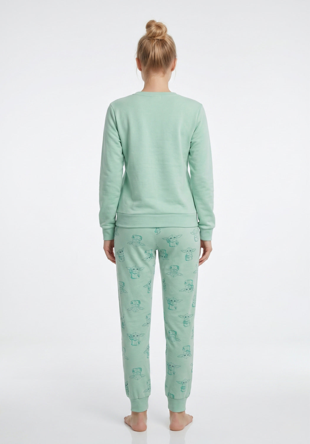 PIJAMA ALGODON STAR WARS VERDE MUJER
