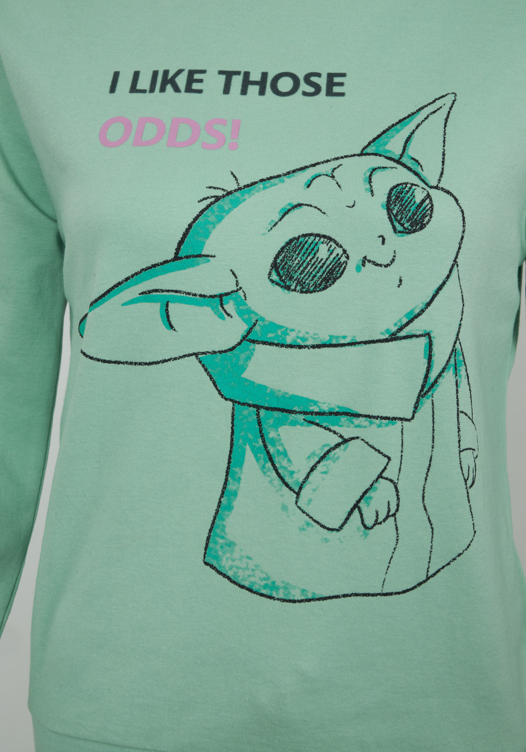 PIJAMA ALGODON STAR WARS VERDE MUJER