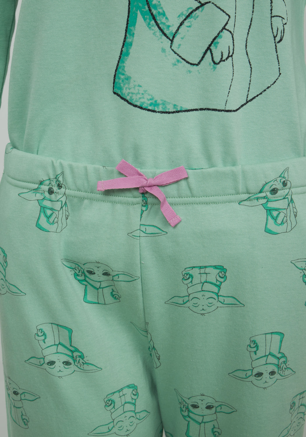 PIJAMA ALGODON STAR WARS VERDE KIDS MUJER