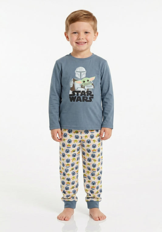 PIJAMA ALGODON STAR WARS AZUL KIDS HOMBRE