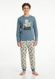 PIJAMA ALGODON STAR WARS AZUL TEENS HOMBRE