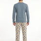 PIJAMA ALGODON STAR WARS AZUL TEENS HOMBRE